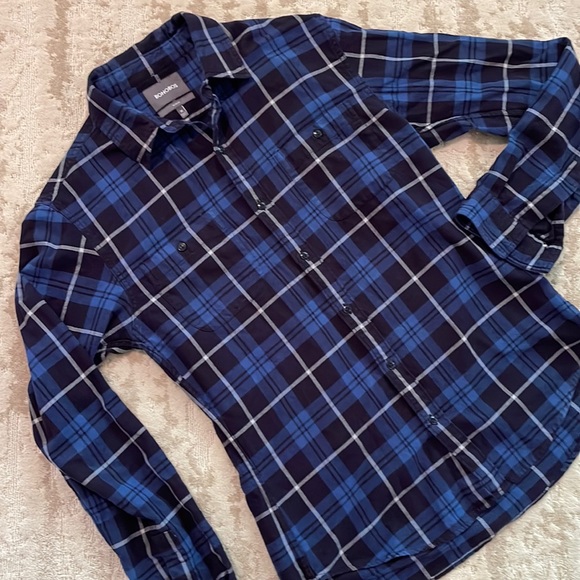 Bonobos cotton flannel button down Medium, Slim - Picture 2 of 5